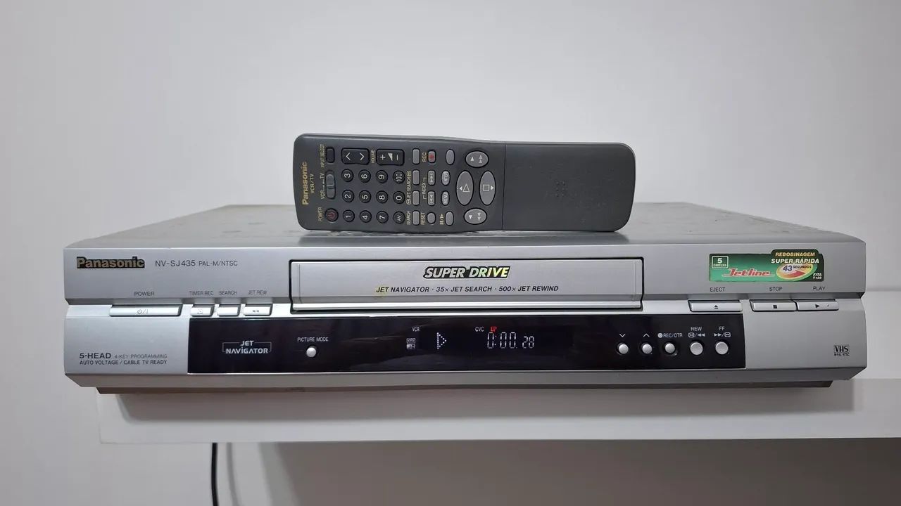 VIDEOCASSETE PANASONIC MODELO NV- SOMENTE RETIRADA- SJ 435 - Foto 3