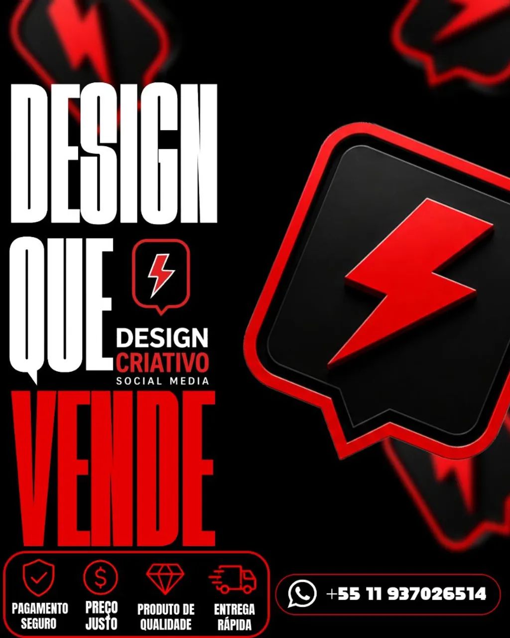 FAÇO SEU DESIGN COM UM PREÇO EXTREMAMENTE BAIXO 