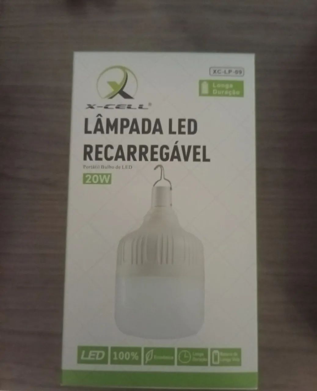 Lâmpada Led Recarregável 