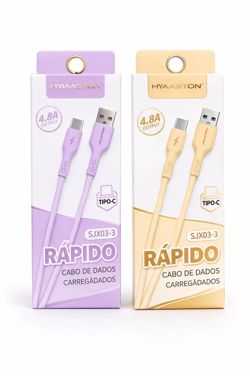 Cabo Tipo C - 2 por R$20,00 - Entrega mesmo dia