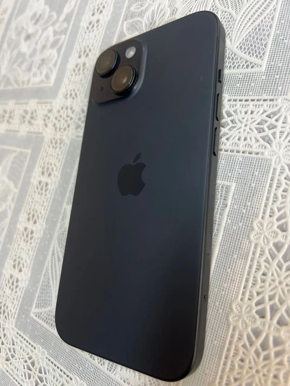 100% Bateria Gb) (256 15 Iphone Apple 256GB本体　バッテリー100% ブラック 15 iPhone o*u様 - Descrição Leia スマートフォン本体