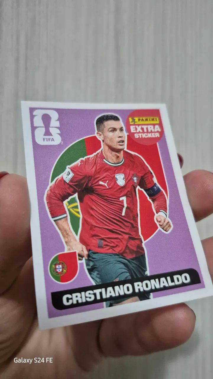 Figurinha Extra panini Cristiano Ronaldo  - Foto 2