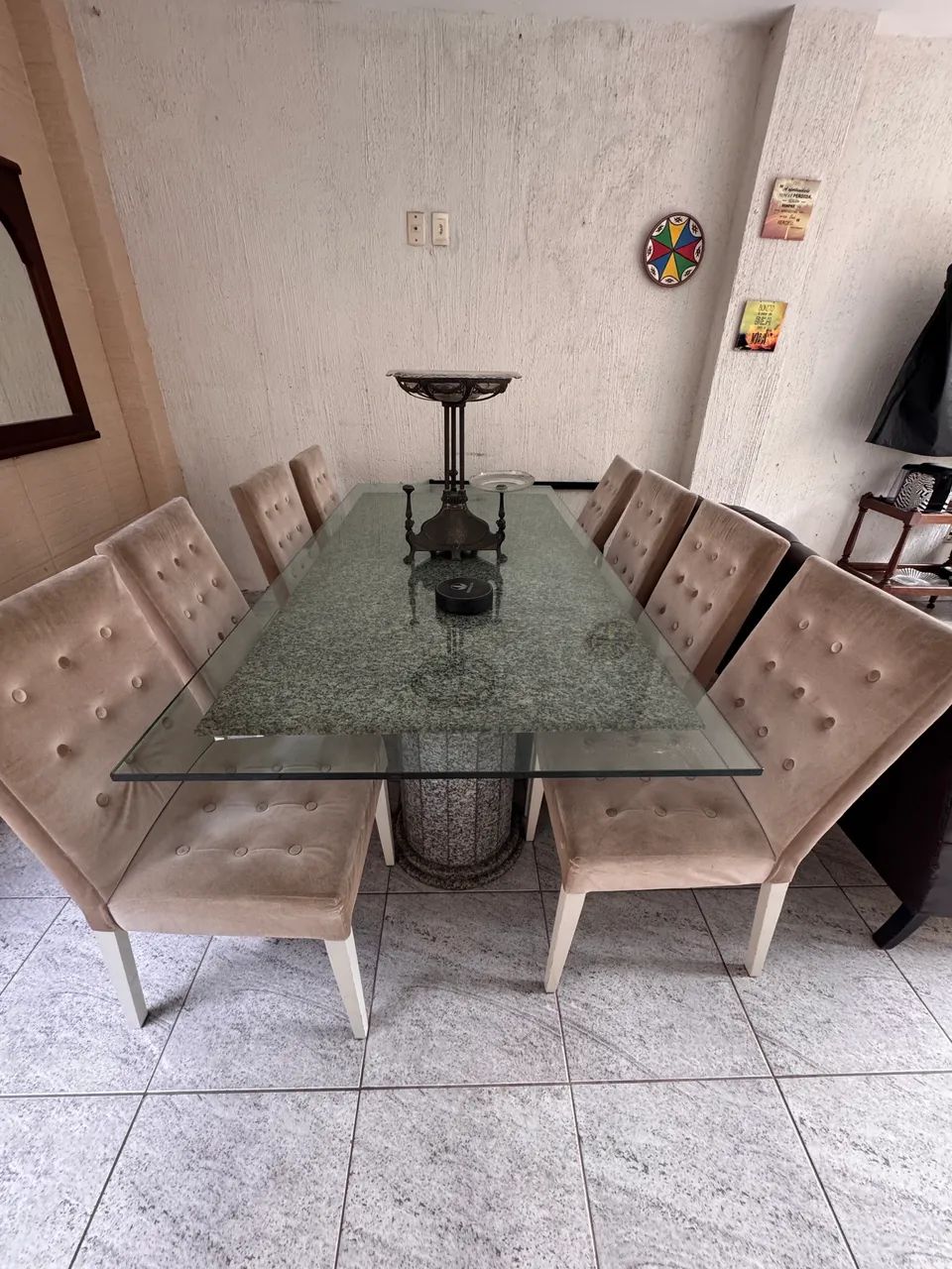 Mesa de granito e cadeiras - Foto 2