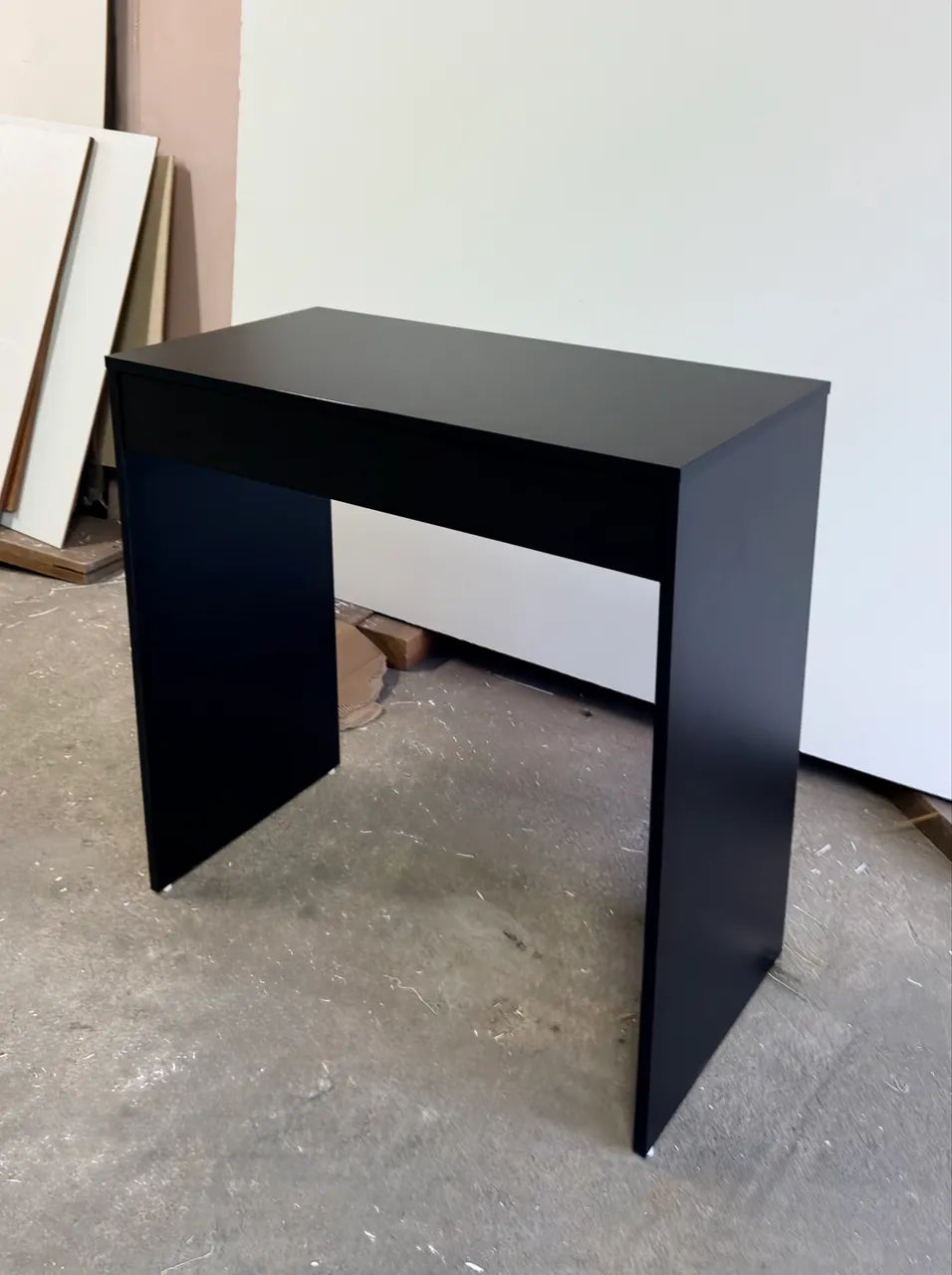 ESCRIVANINHA COM GAVETA DE MDF PRETO - Foto 2