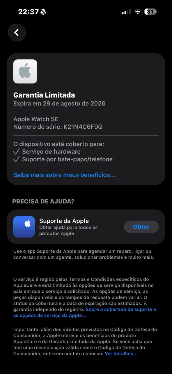 APPLE WATCH SE 2 - 44MM - MIDNIGTH - Foto 2