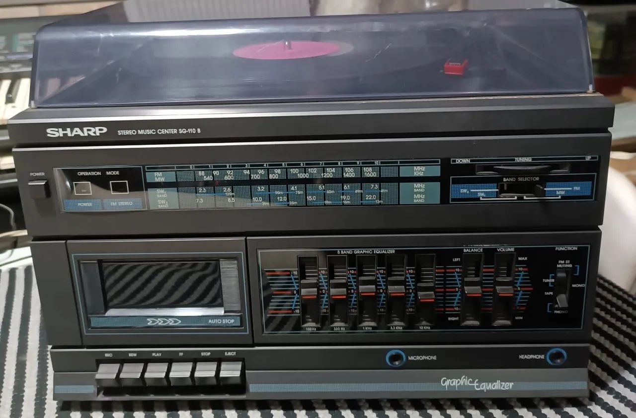 Toca Disco Sharp SG-110 B - Foto 2