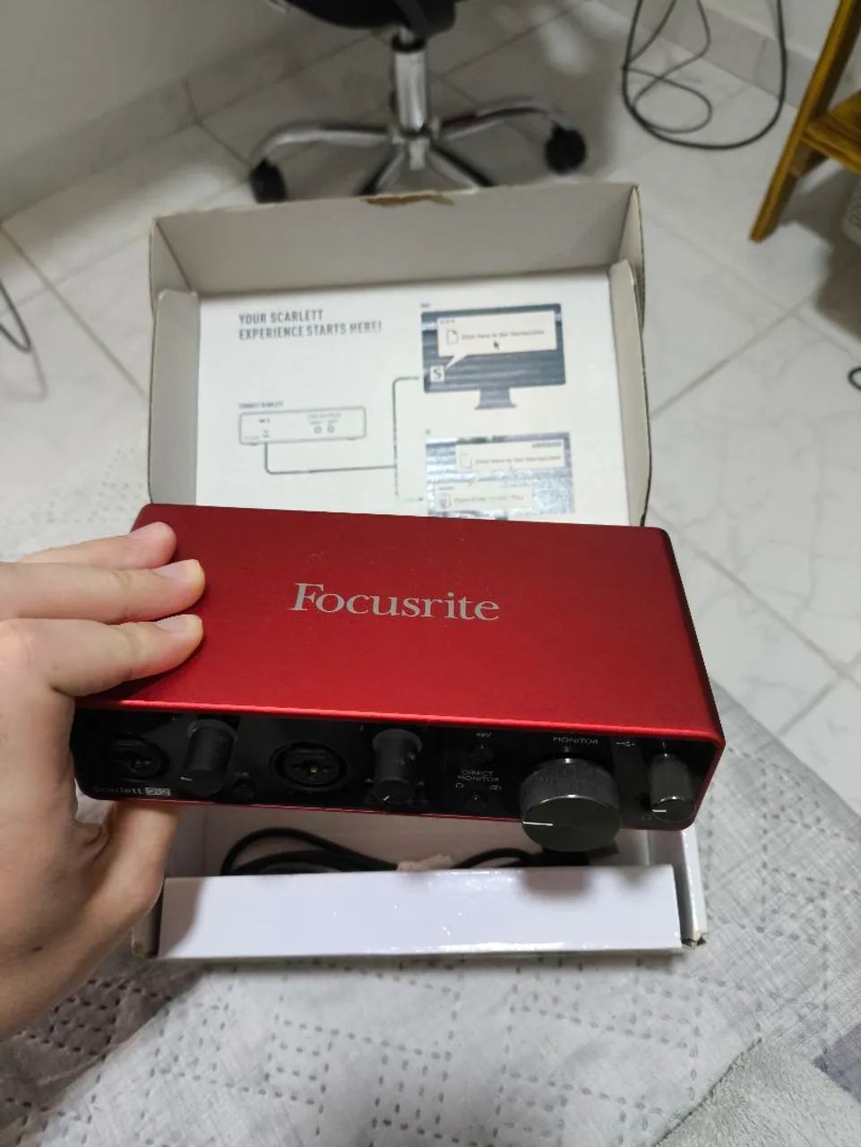 Interface de áudio Focusrite Scarllet 2i2 3Gen  - Foto 4