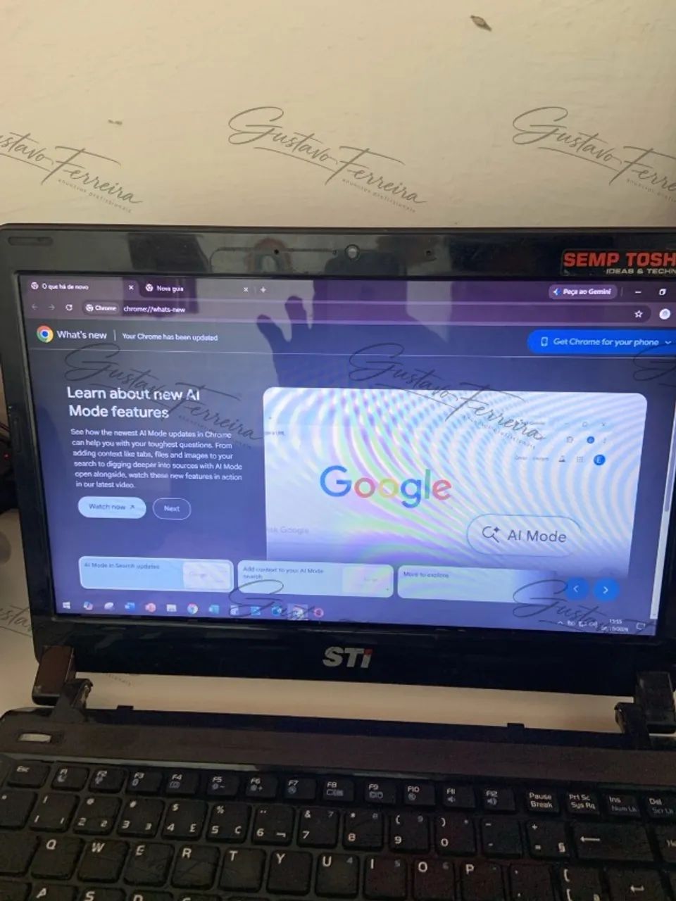 Notebook STI IS 1442 Core i3 6GB HD 500GB com acessórios - Foto 2