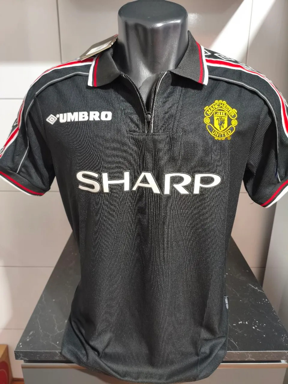 CAMISA MANCHESTER UNITED UMBRO 1996 #7 M VELDHOEN FRETE GRATIS
