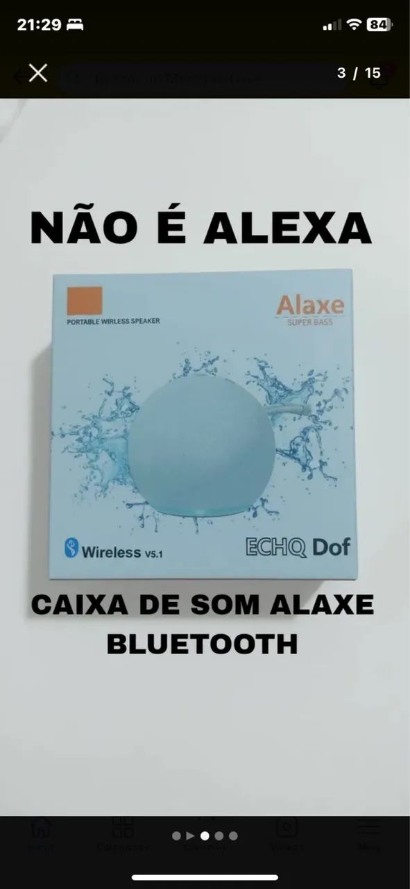 Caixa Bluetooth super Bass (Alaxe)  - Foto 5