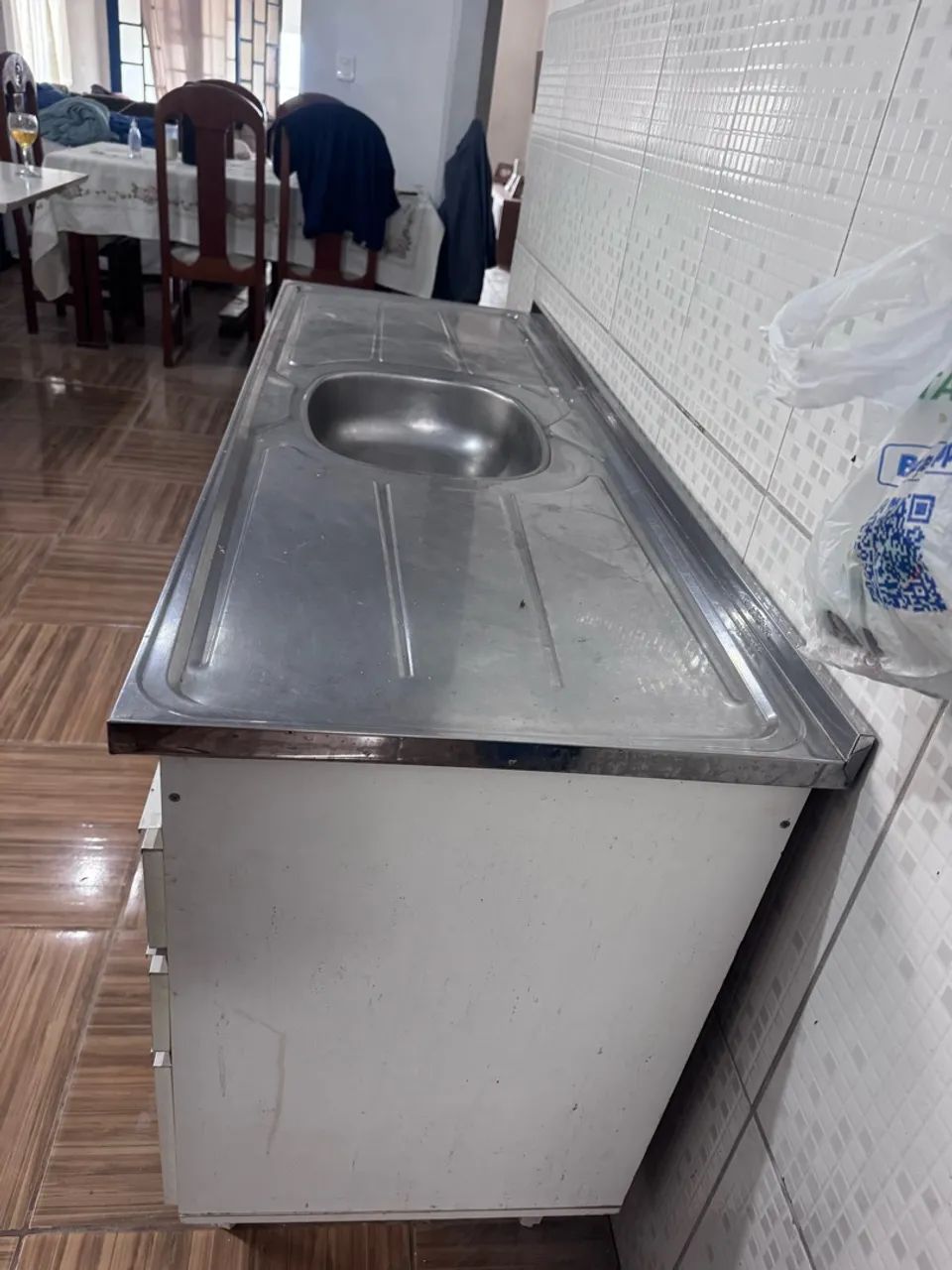 Pia inox com balcão  - Foto 3