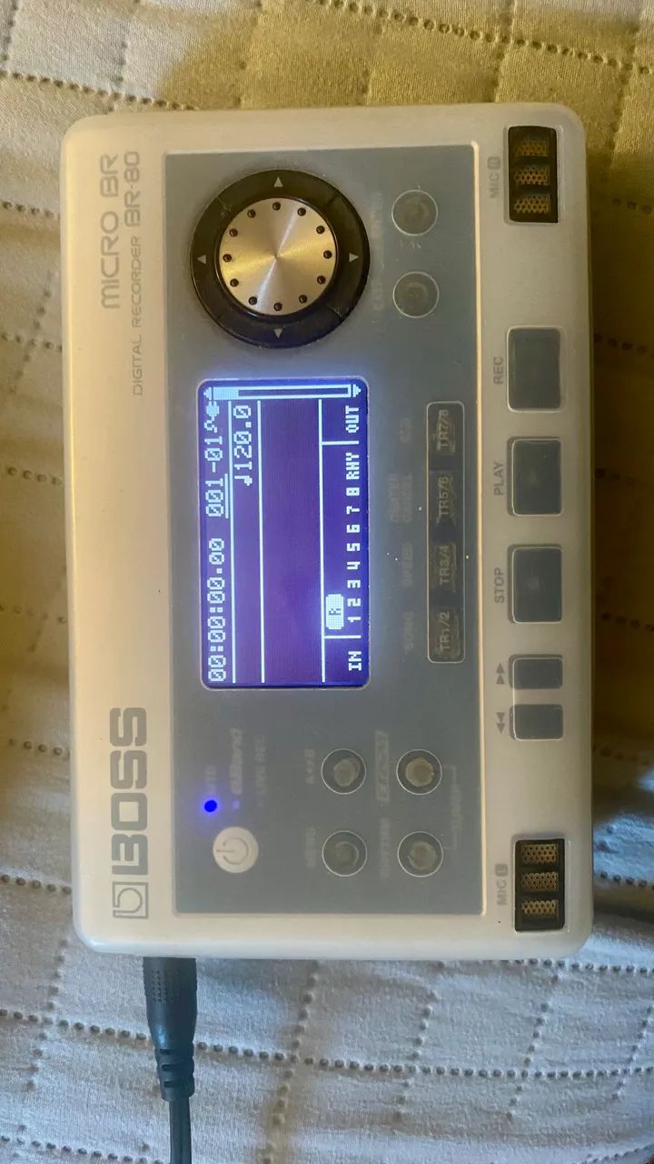 【３日であきらめました　美品】BOSS MICRO BR BR-80 BOSS Gravador Digital MICRO BR BR-80-32 GB de Memória, USB, Micro