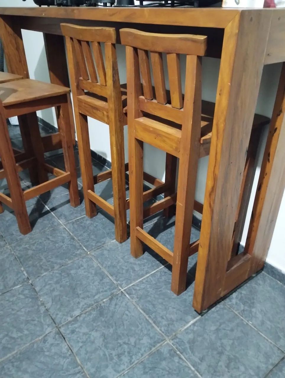 Mesa estilo Bancada Gourmet com Cadeiras.  - Foto 5