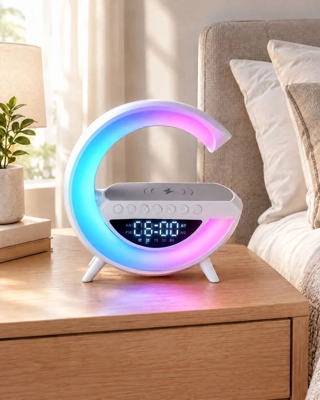 2 Carregadores de indução+caixa de som Bluetooth  - Foto 4