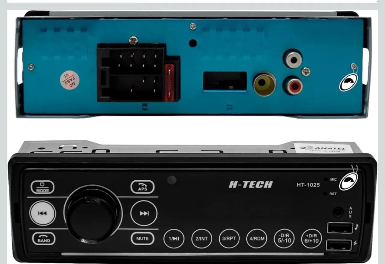 Som automotivo Bluetooth Dual USB auxiliar Atendimento Celular  - Foto 2