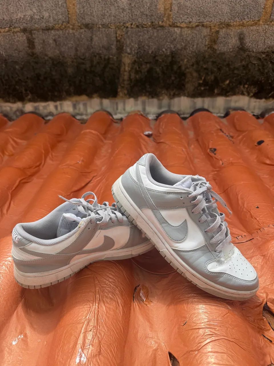 Dunk low banco e cinza - Foto 3