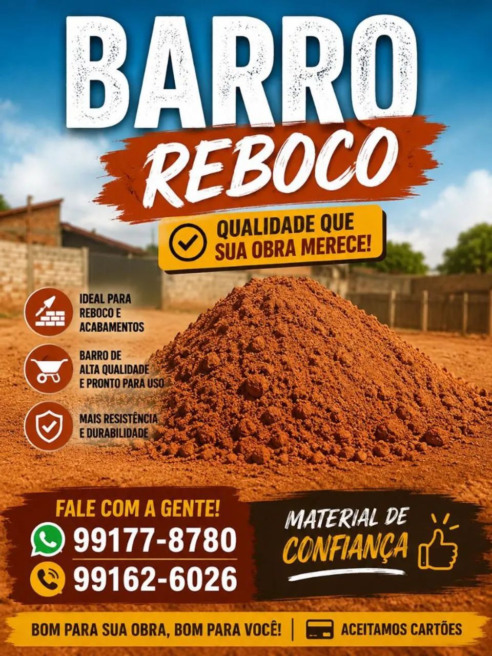 Barro Reboco pra sua Obra