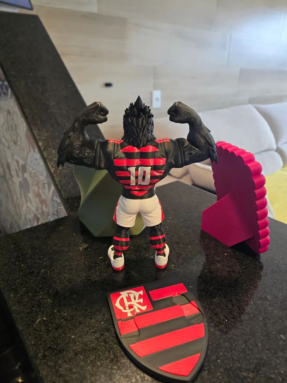 Mascote Flamengo 27cm - Foto 2