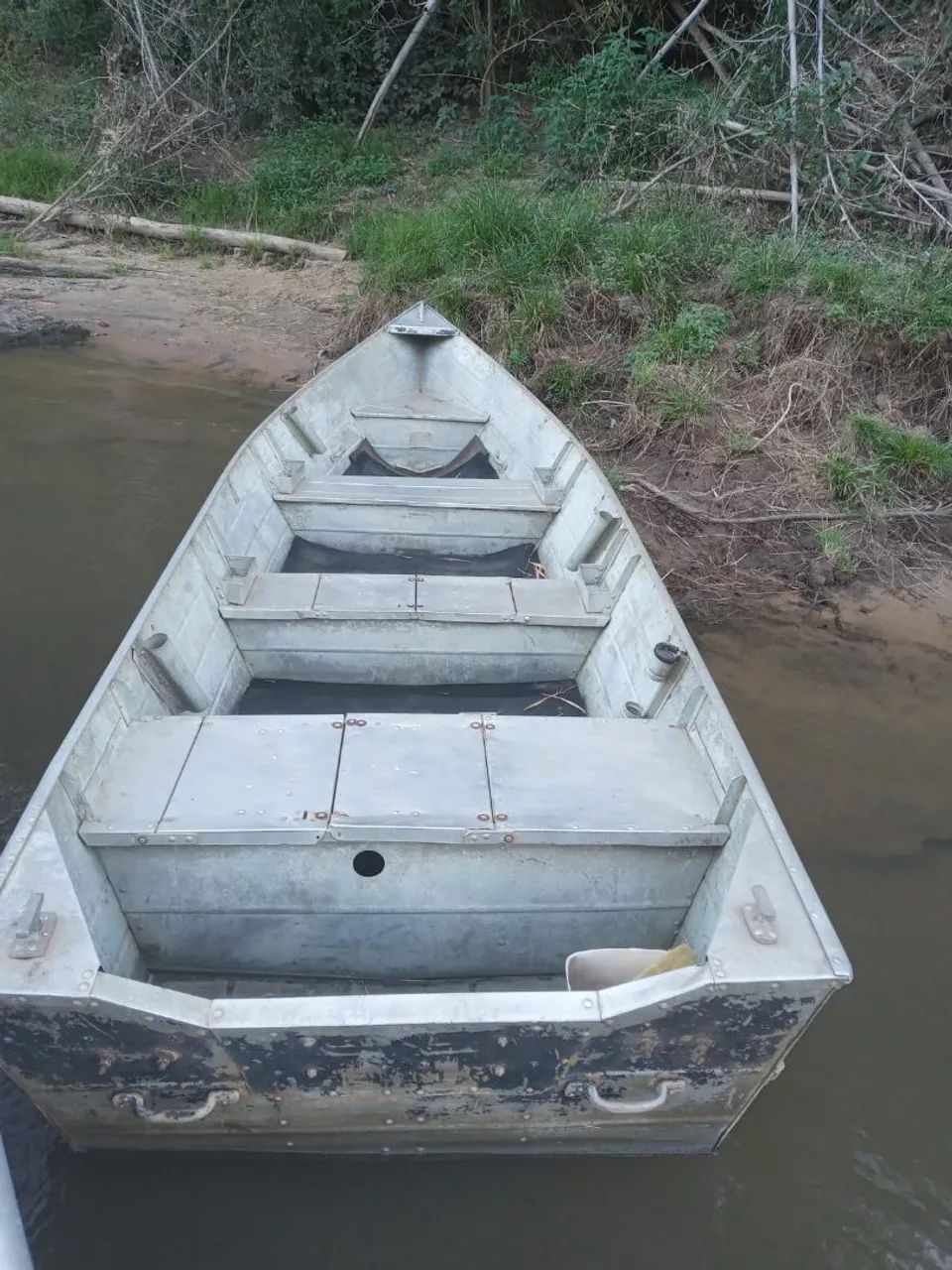 Motor Yamaha 15 e Barco Alumínio 5m. - Foto 5