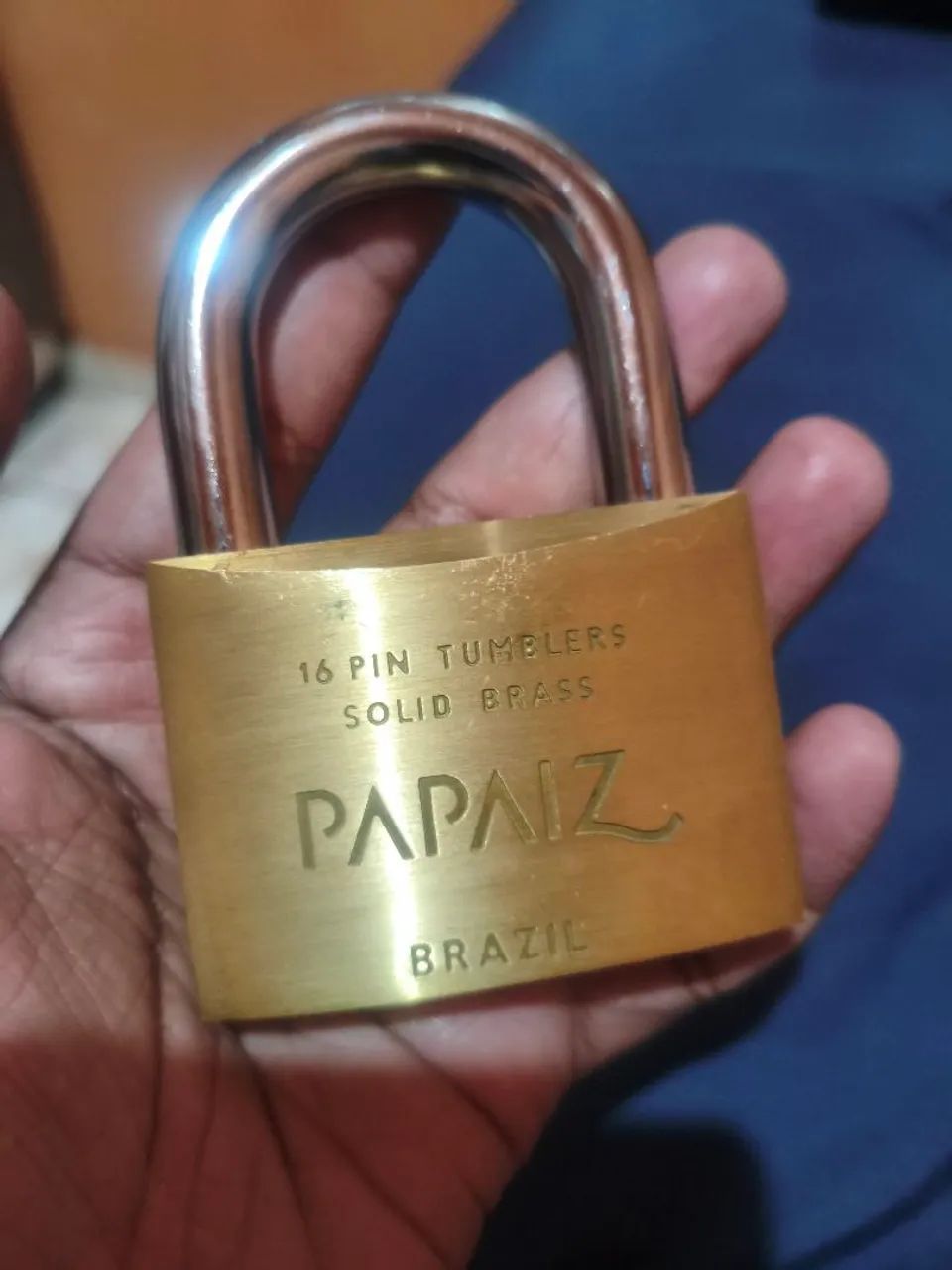 CADEADO PAPAIZ 70MM CHAVE TRETA  - Foto 2