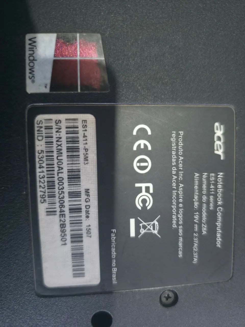 Carcaça notebook acer aspire e 14.  Es1-411-P5m3 - Foto 4