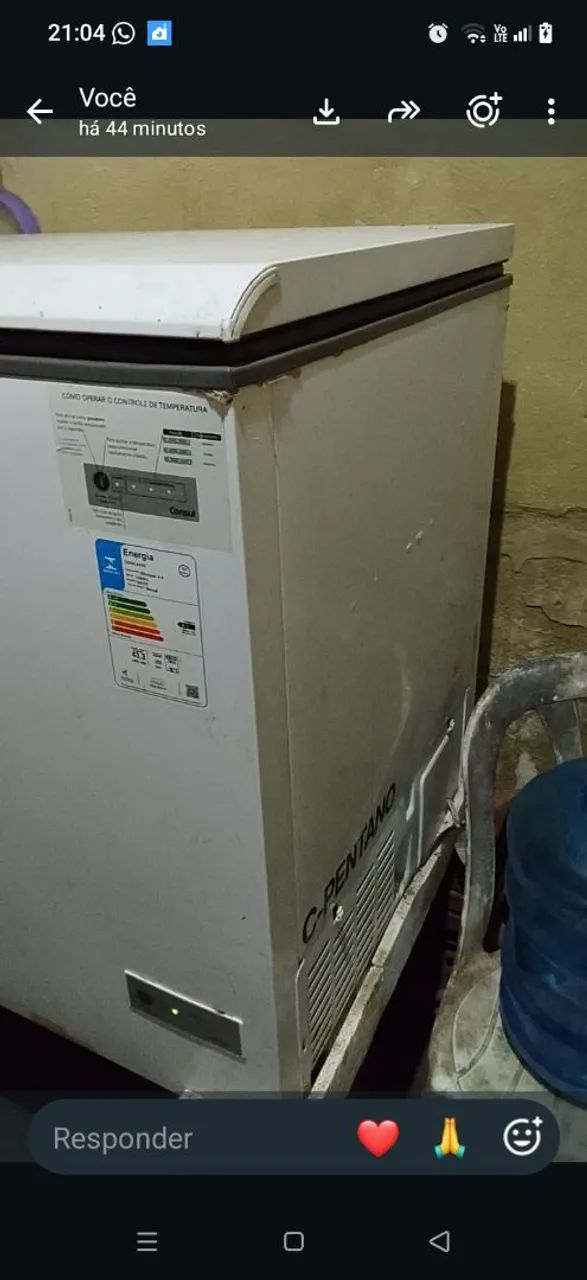 Vendo freezer nova 
