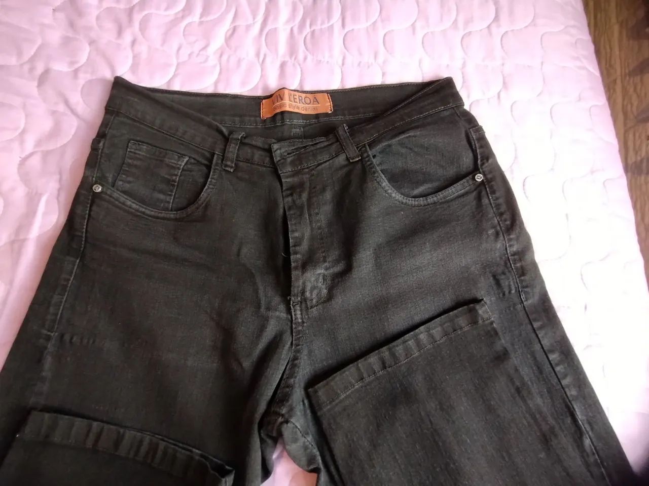 Calça jeans viv leroa 