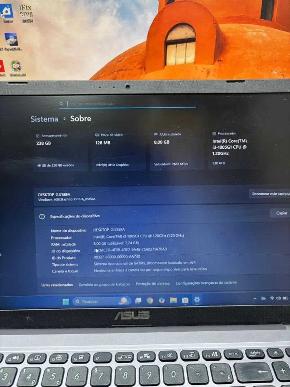 Notebook Asus VivoBook | Core i3 1005G1 | 8GB RAM | SSD 256GB - Foto 3