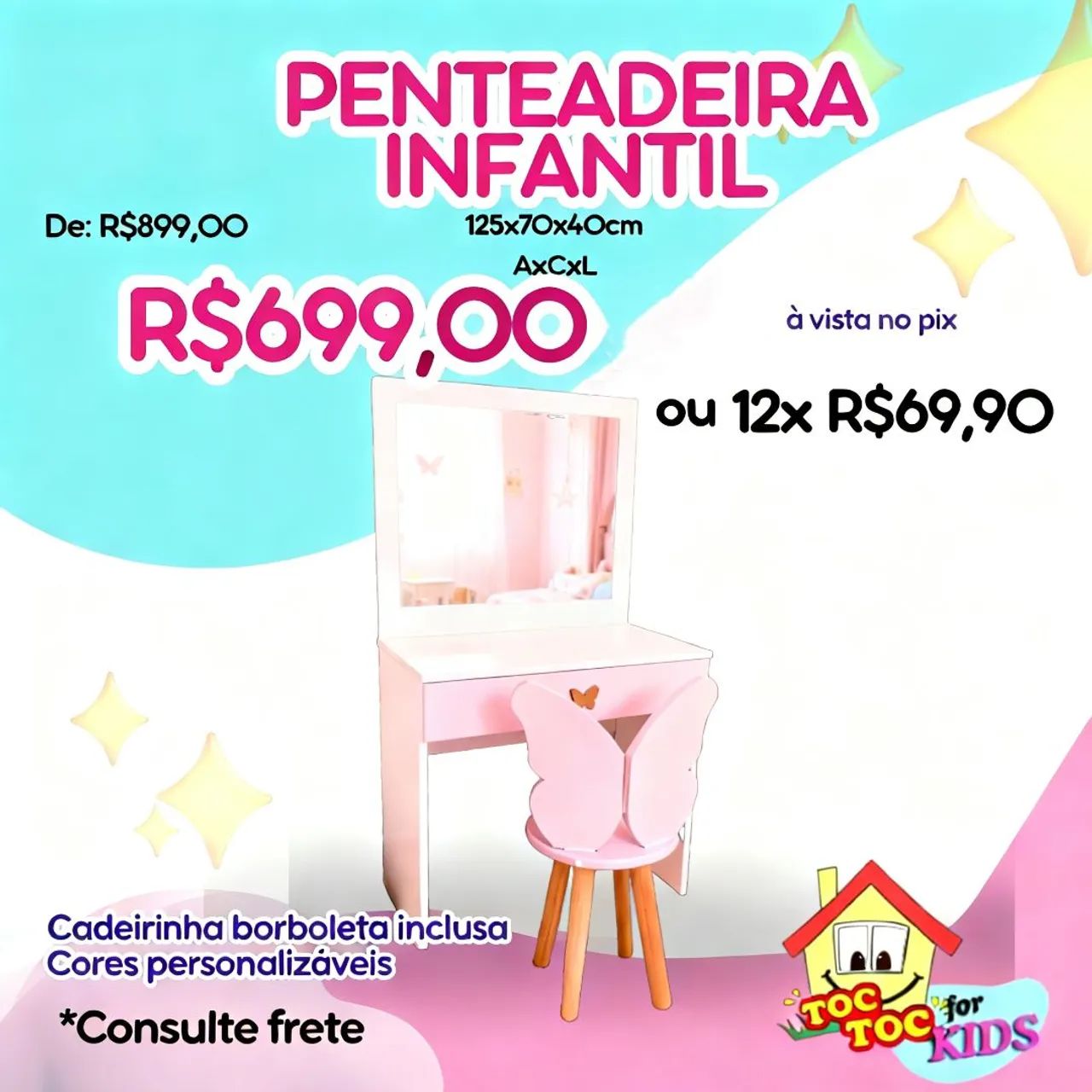 Móveis e brinquedos infantis em MDF  - Foto 2