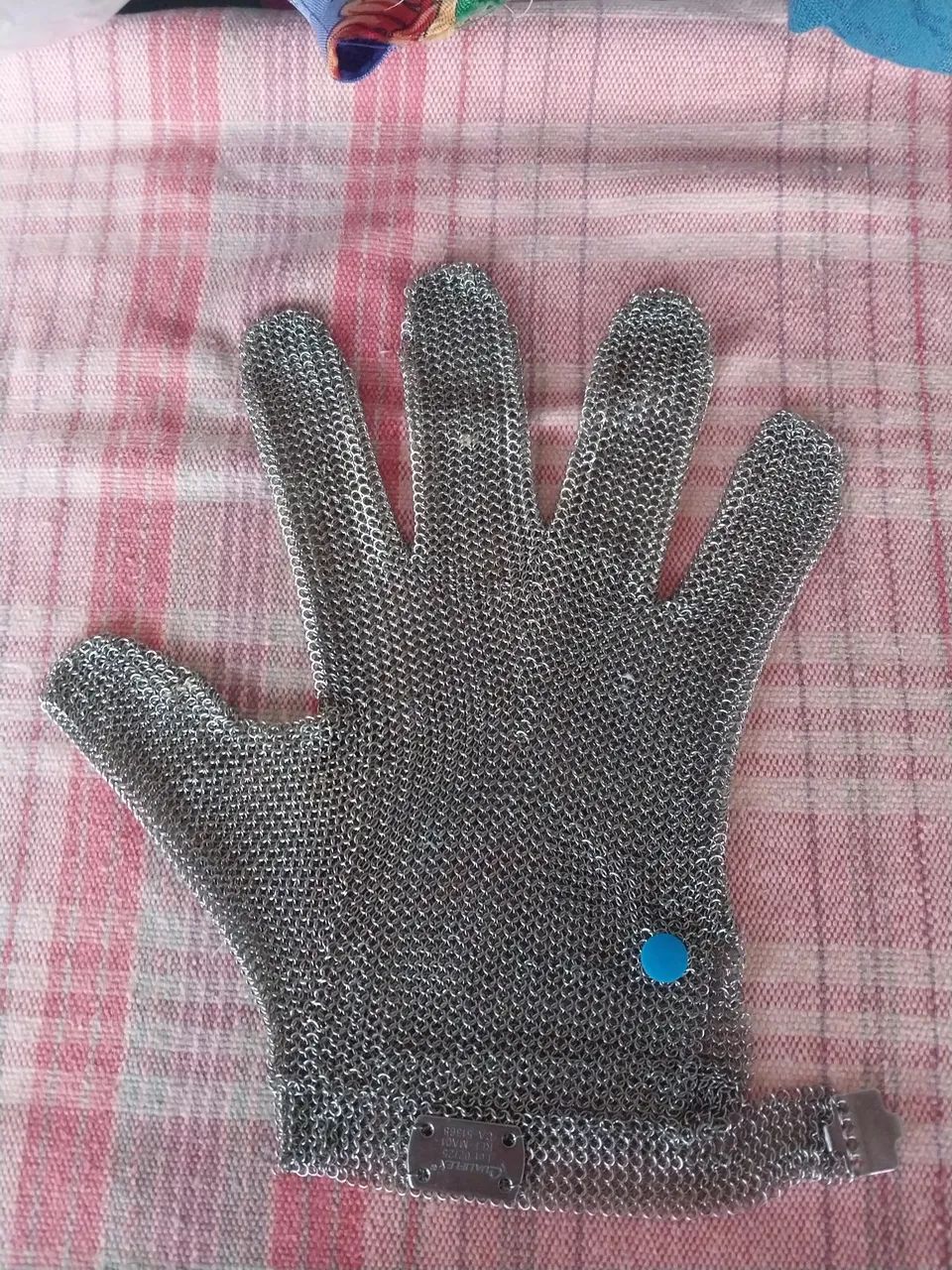 Luvas malha de aço 