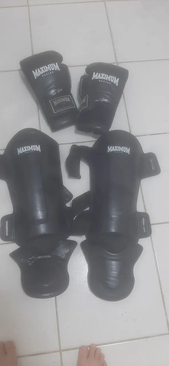 Luva e  Caneleira Maximum