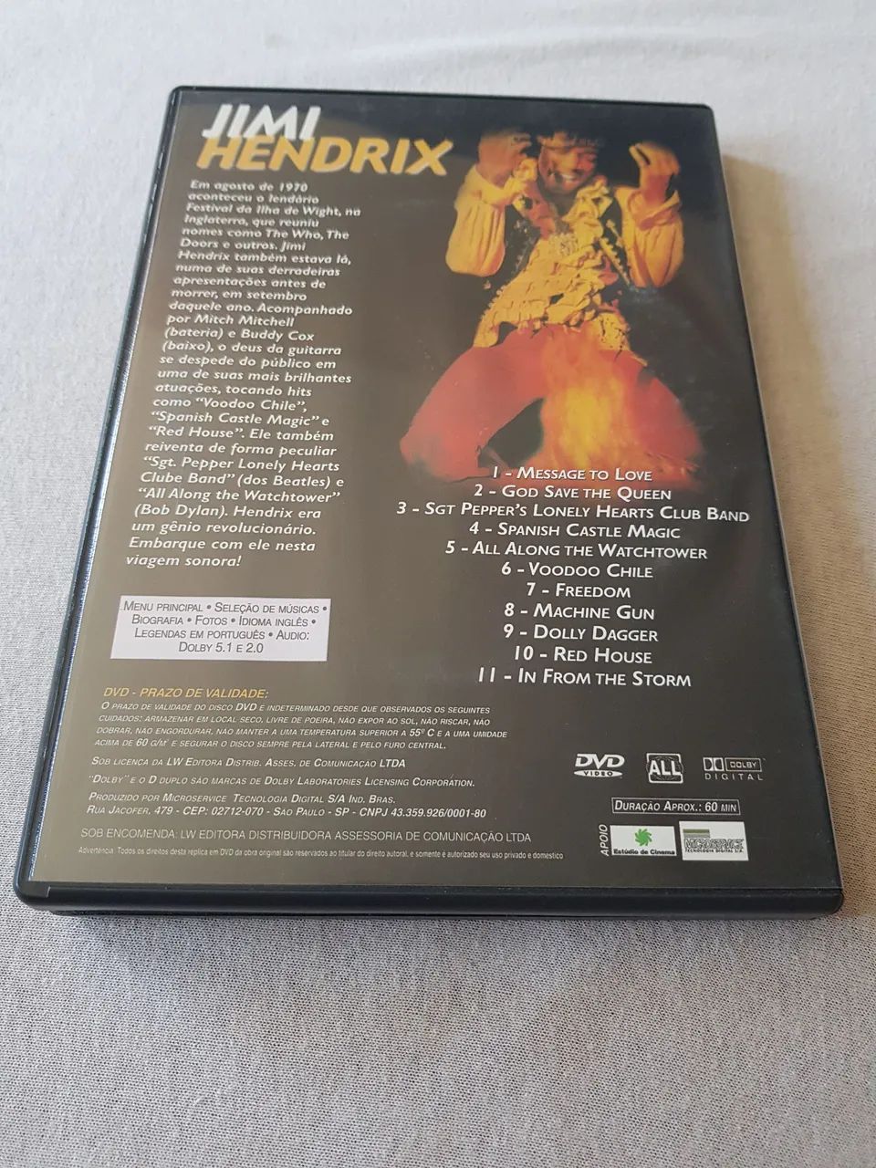 Dvd - Jimi Hendrix - show  - Foto 2