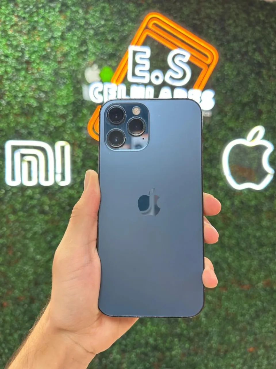 IPHONE 12 PRO MAX AZUL 128GB - 90 DIAS DE GARANTIA - Foto 2