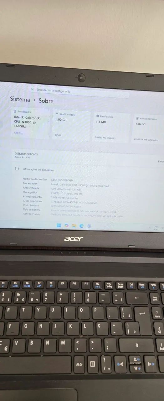 Notebook Acer Aspire 3 - Foto 4