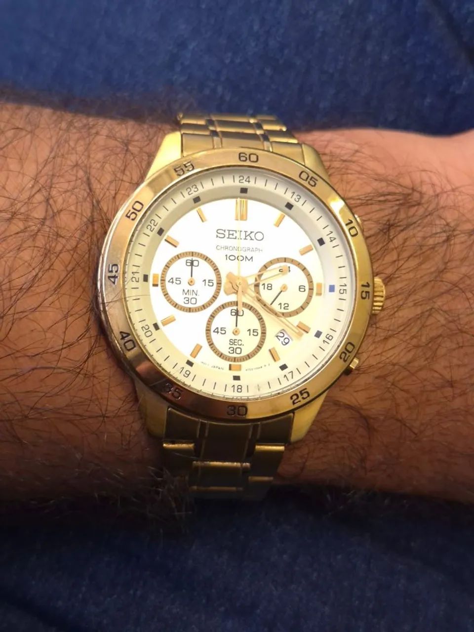 SEIKO SKS526B1 C1KX ? Cronógrafo 100M | FULL SET + PULSEIRA EXTRA - Foto 3