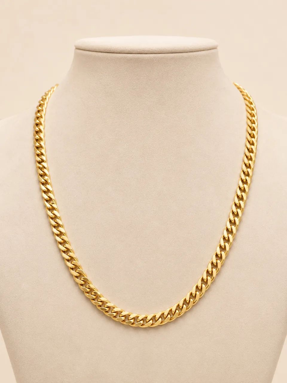 Colar Grumet Duplo em Ouro 18k 750