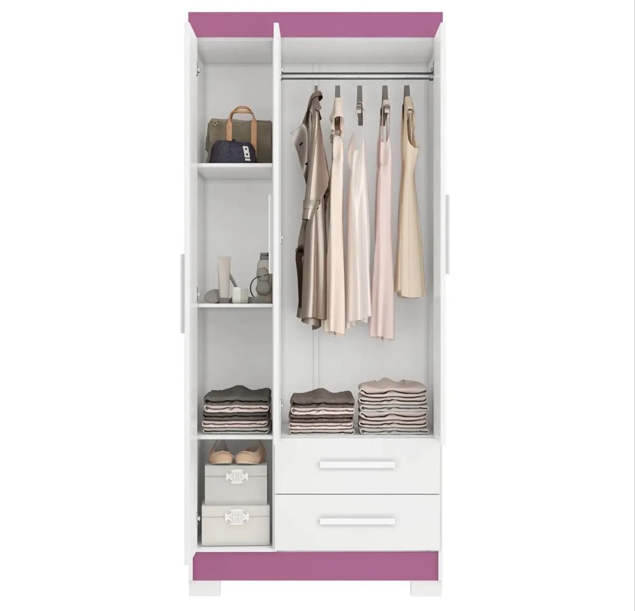 Guarda Roupa 3 portas e 2 gavetas em mega promoção entrega grátis ! - Foto 2
