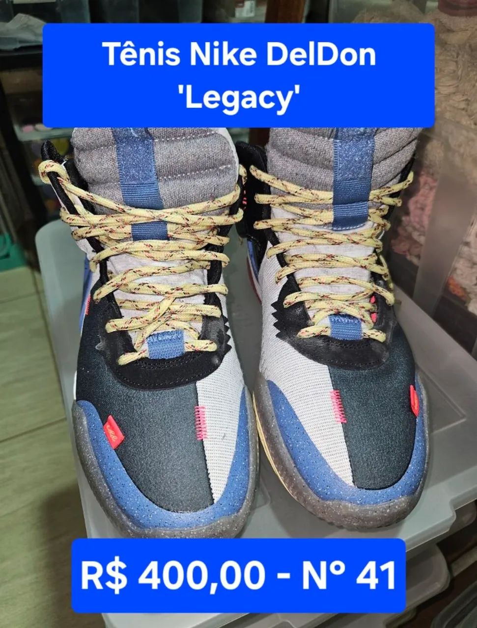 Tênis Basqueteira Nike DelDon 'Legacy'