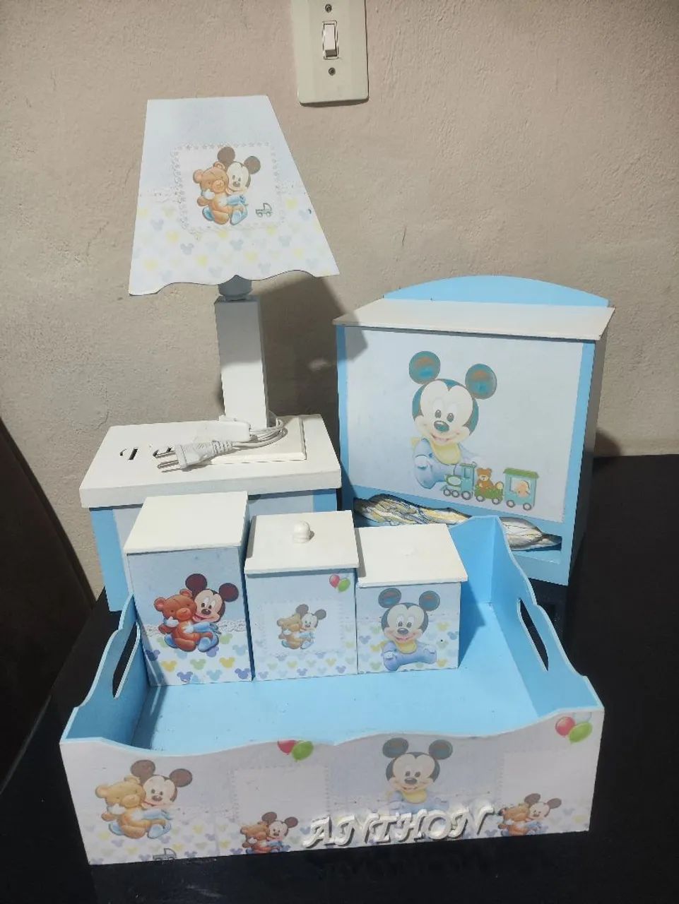 Cortina E Kit de Higiene Mickey  - Foto 3