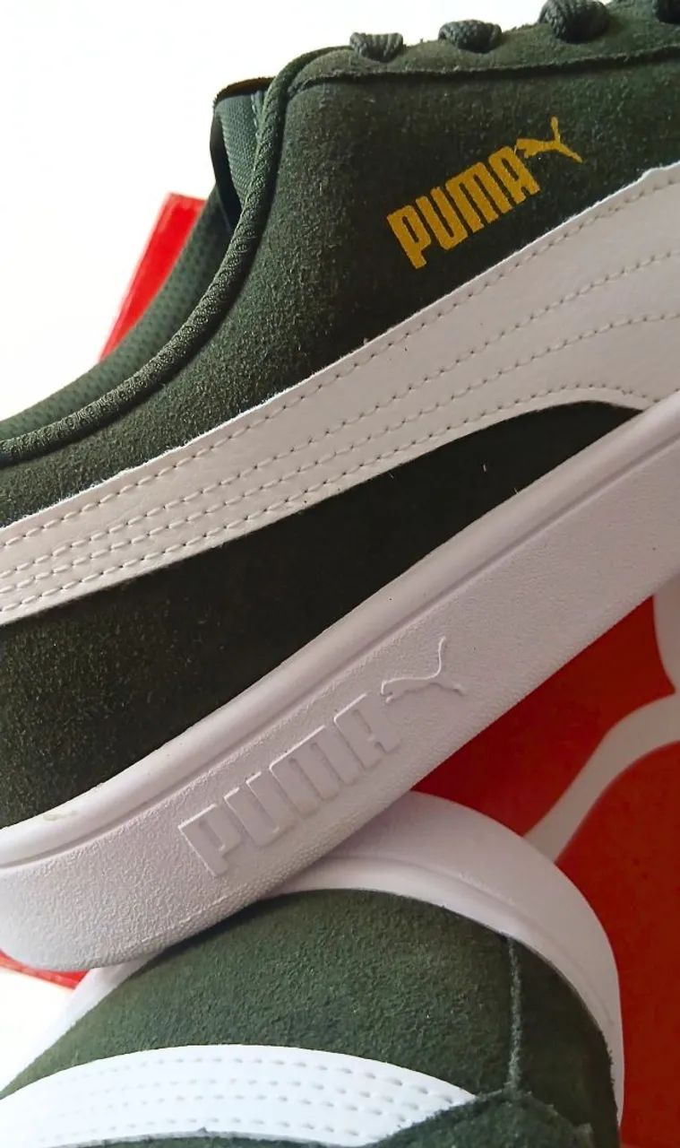 Tênis Puma Smash V2 BDP Masculino - Verde - Foto 4