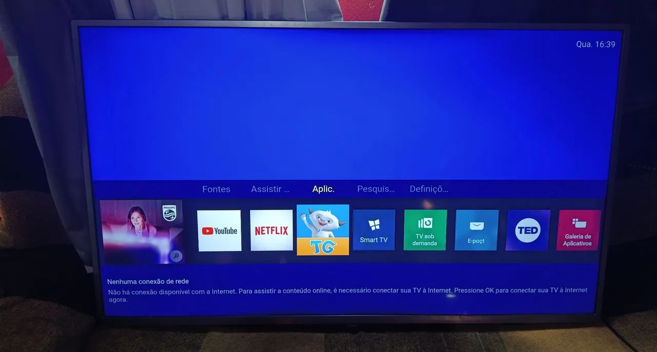Vendo tv smart 50 polegadas Philips  - Foto 4