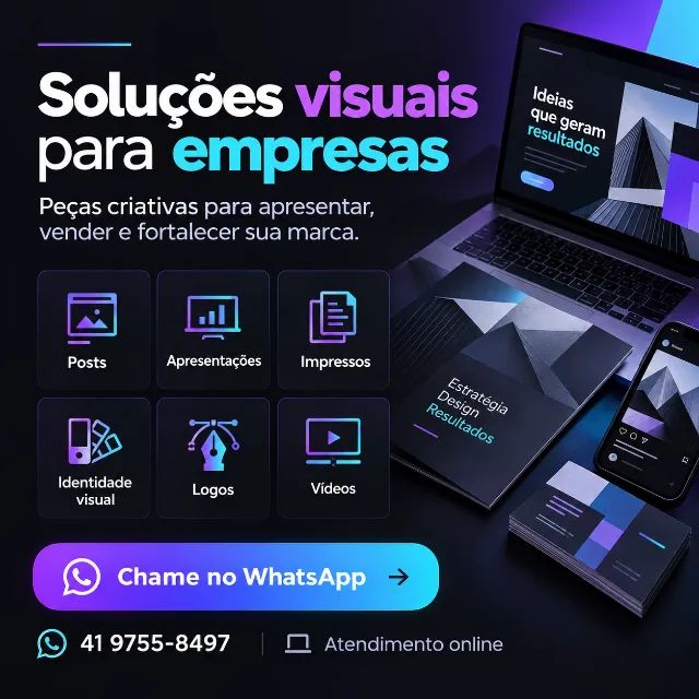 Soluções visuais para negócios | Catálogos, posts, logos e impressos - Foto 2