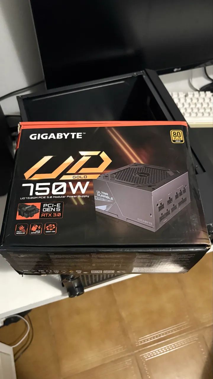 Fonte gigabyte 750w modular - Foto 2