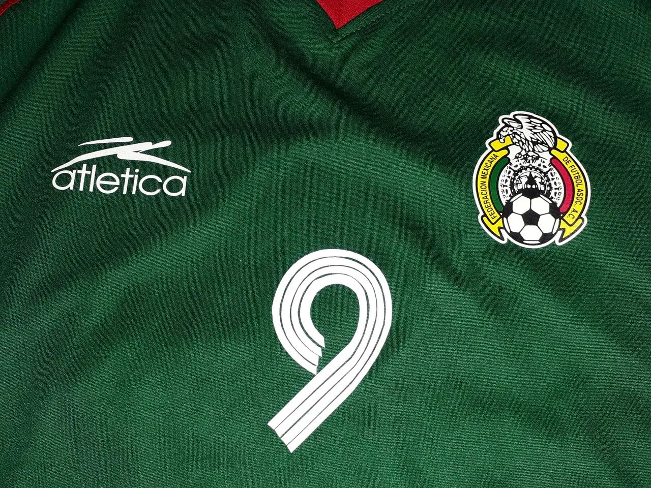 Camisa México 2002 Home N° 9 J. Borgetti - Foto 3