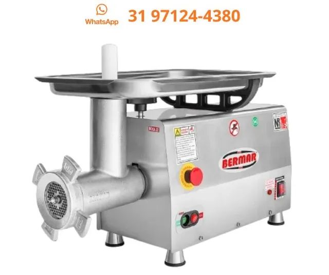 Moedor de Carne Boca 22 Inox Bermar