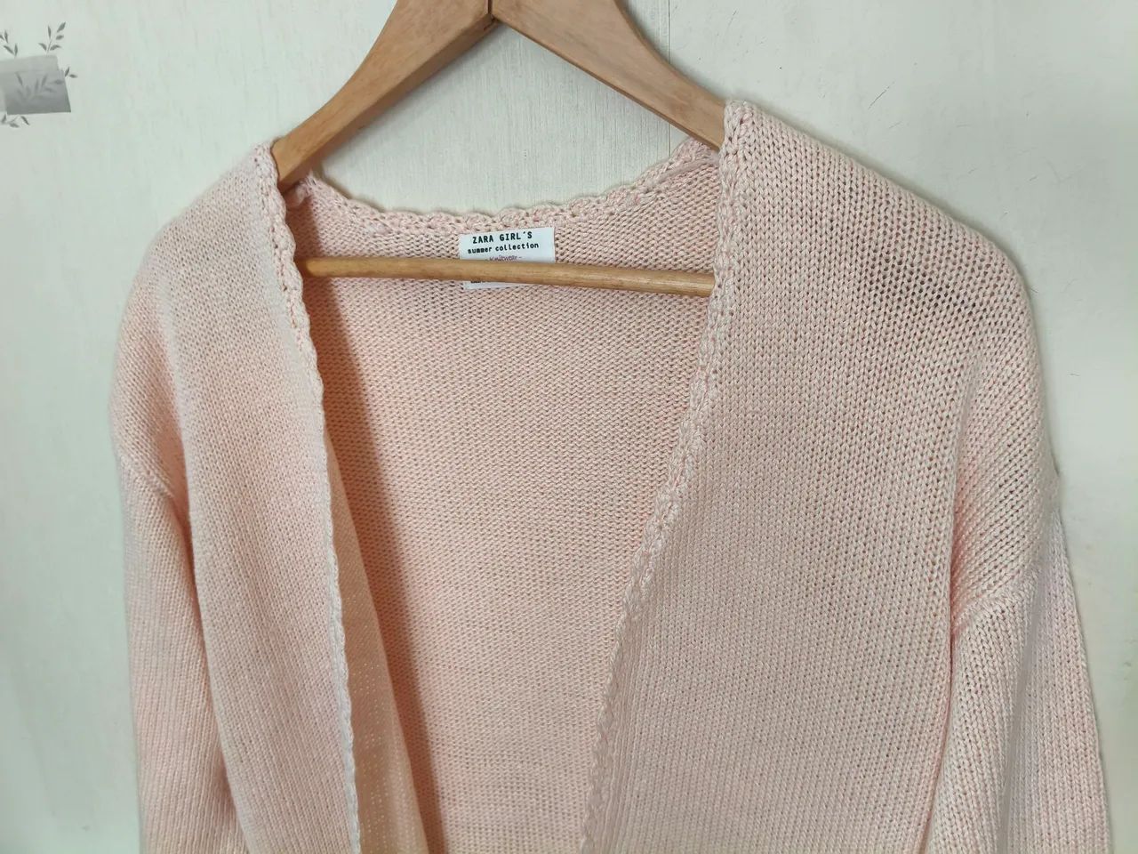 ZARA KNIT CASAQUETE crochê Tam 11-12anos veste até 48 - Foto 3