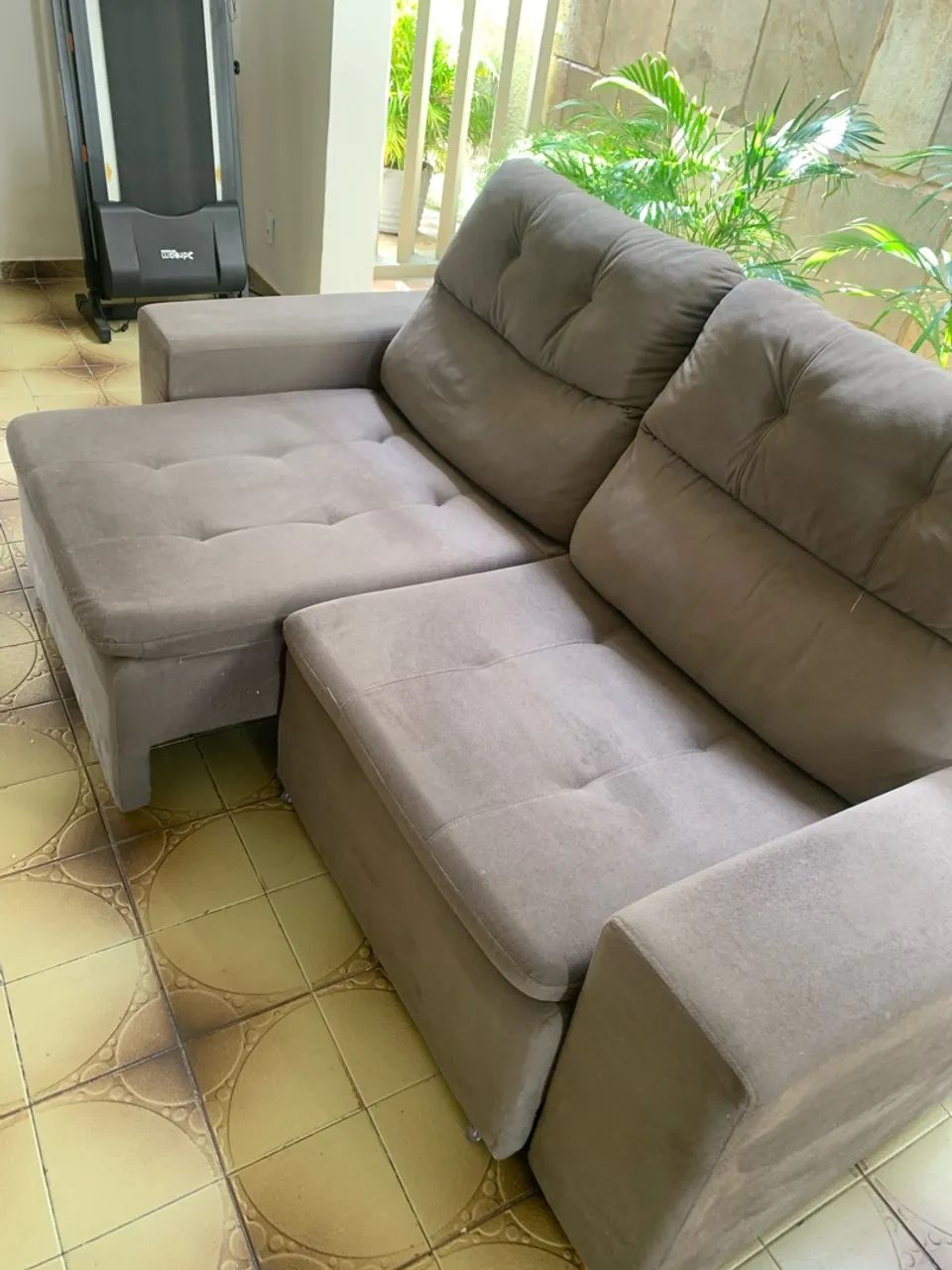 Sofá excelente retrátil e reclinável - Foto 2