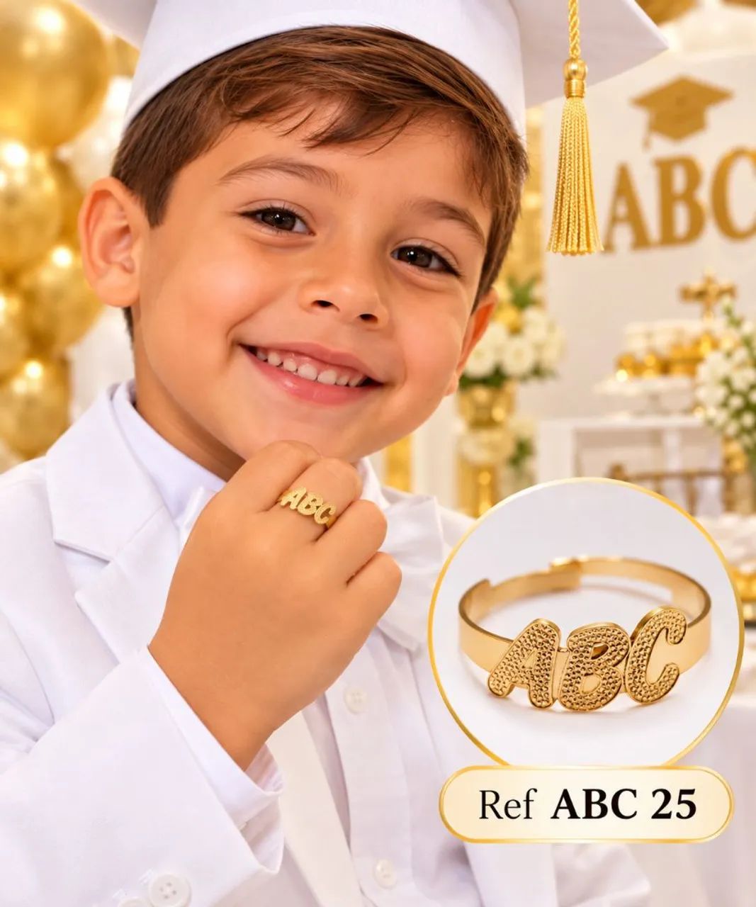 Anel do ABC regulavel  - Foto 2