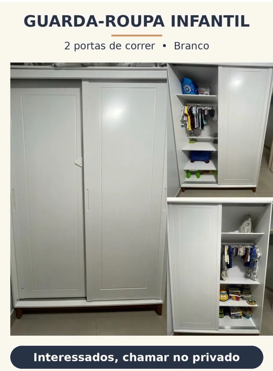 Guarda roupa Infantil - duas portas. - Foto 2