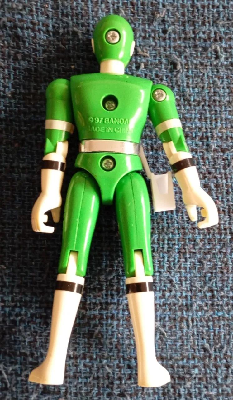 Boneco Power Rangers Turbo Verde Bandai 1997 - Foto 3